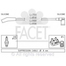 4.9568 FACET Комплект проводов зажигания