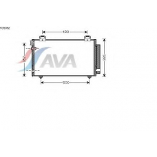 TO5392 AVA Конденсатор, кондиционер