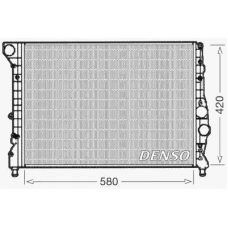 DRM01001 DENSO Радиатор, охлаждение двигателя