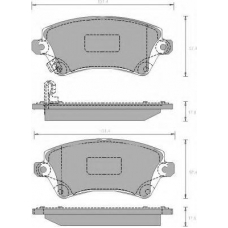 602581 ROULUNDS Комплект тормозных колодок, дисковый тормоз