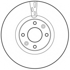 562641BC BENDIX Тормозной диск