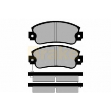 PA355 BRAKE ENGINEERING Комплект тормозных колодок, дисковый тормоз