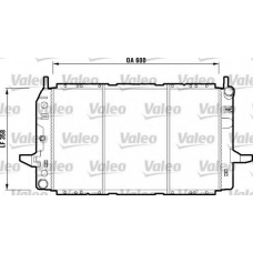 731788 VALEO Радиатор, охлаждение двигателя