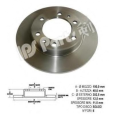 IBT-1249 IPS Parts Тормозной диск