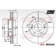 865242.6980 MAXTECH Тормозной диск