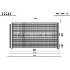 F4-43057 STANDARD Конденсатор, кондиционер