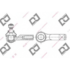 DE1376 DJ PARTS Наконечник поперечной рулевой тяги