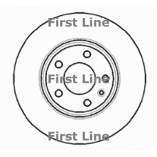 FBD1302 FIRST LINE Тормозной диск