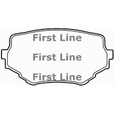 FBP3222 FIRST LINE Комплект тормозных колодок, дисковый тормоз
