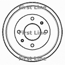 FBR668 FIRST LINE Тормозной барабан