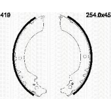 8100 41419 TRISCAN Комплект тормозных колодок