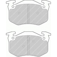 FDB877 FERODO Комплект тормозных колодок, дисковый тормоз