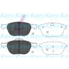 KBP-4513 KAVO PARTS Комплект тормозных колодок, дисковый тормоз