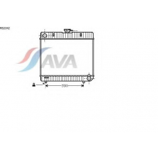 MS2042 AVA Радиатор, охлаждение двигателя