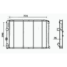 RM0208 EQUAL QUALITY Радиатор, охлаждение двигателя