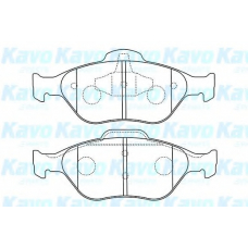 BP-4567 KAVO PARTS Комплект тормозных колодок, дисковый тормоз