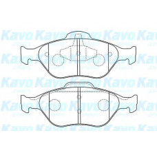 BP-4567 KAVO PARTS Комплект тормозных колодок, дисковый тормоз