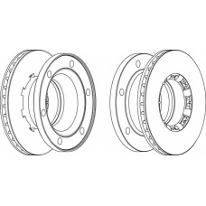 FCR175A FERODO Тормозной диск