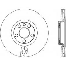 BDA2052.20 OPEN PARTS Тормозной диск