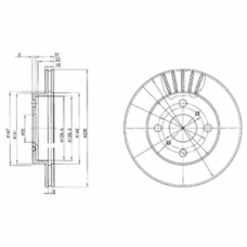 BG3519 DELPHI Тормозной диск