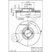 09.5019.10 BREMBO Тормозной диск