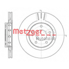 6896.10 METZGER Тормозной диск