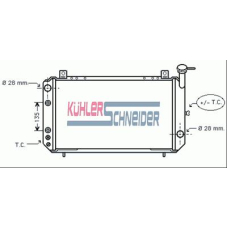 1611901 KUHLER SCHNEIDER Радиатор, охлаждение двигател