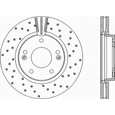 BDRS2138.25 OPEN PARTS Тормозной диск