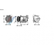 VOK144 AVA Компрессор, кондиционер
