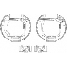 8DB 355 003-831 HELLA PAGID Комплект тормозных колодок