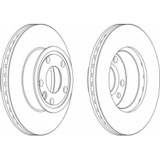 DDF427-1 FERODO Тормозной диск
