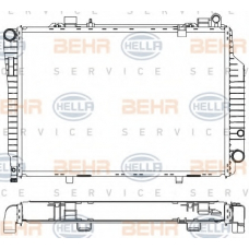 8MK 376 711-204 HELLA Радиатор, охлаждение двигателя