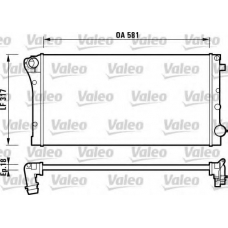 732925 VALEO Радиатор, охлаждение двигателя