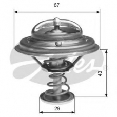 TH27680G1 GATES Термостат, охлаждающая жидкость