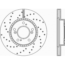 BDRS1681.25 OPEN PARTS Тормозной диск