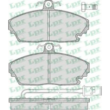 05P339 LPR Комплект тормозных колодок, дисковый тормоз
