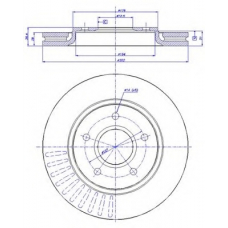 142.1516 CAR Тормозной диск