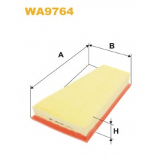 WA9764 WIX Воздушный фильтр