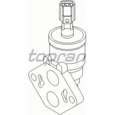 302 681 TOPRAN Поворотная заслонка, подвод воздуха