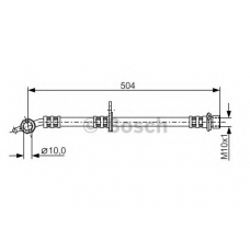 1 987 481 306 BOSCH Тормозной шланг