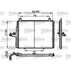 816901 VALEO Конденсатор, кондиционер