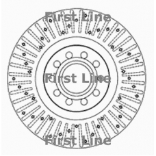 FBD1610 FIRST LINE Тормозной диск