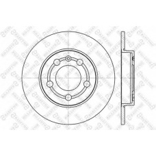 6020-4779-SX STELLOX Тормозной диск