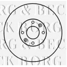 BBD4717 BORG & BECK Тормозной диск