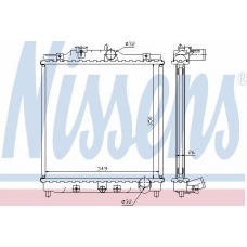 63312A NISSENS Радиатор, охлаждение двигателя