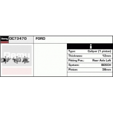 DC73470 DELCO REMY Тормозной суппорт