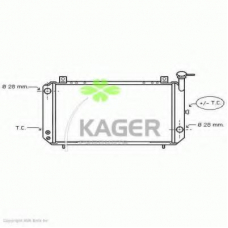 31-3282 KAGER Радиатор, охлаждение двигателя
