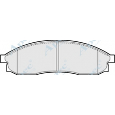 PAD885 APEC Комплект тормозных колодок, дисковый тормоз