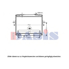 510088N AKS DASIS Радиатор, охлаждение двигателя