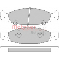 1170631 METZGER Комплект тормозных колодок, дисковый тормоз